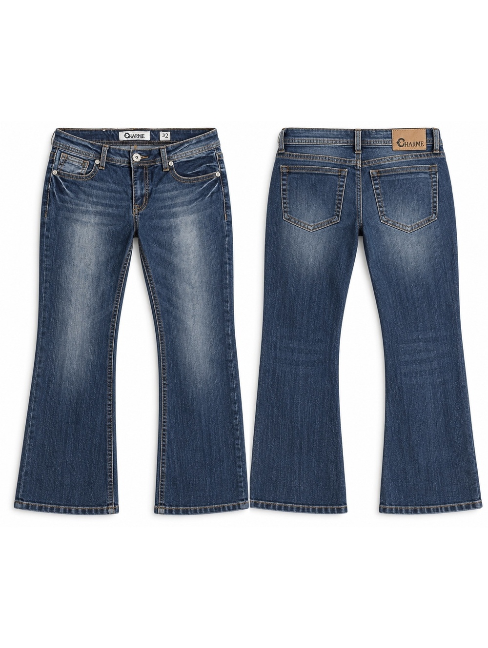 Charme Women's Size 32 Bootcut Jeans in Medium Blue Wash